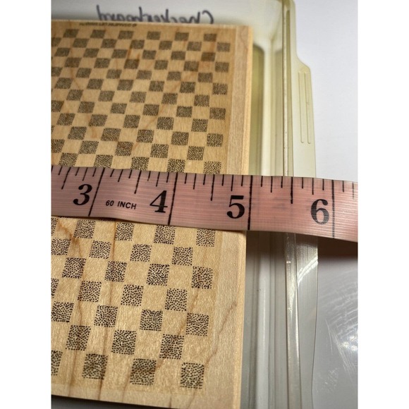Stampin Up CheckerBoard Crafting Scrapbooking Stamp 1998 Large Background - Picture 7 of 8